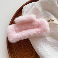 Square Fur Claw Clip