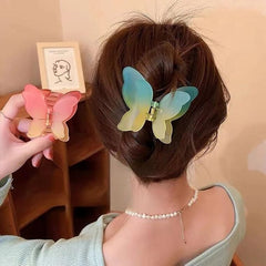 Butterfly Bloom – Dual Tone Claw Clip