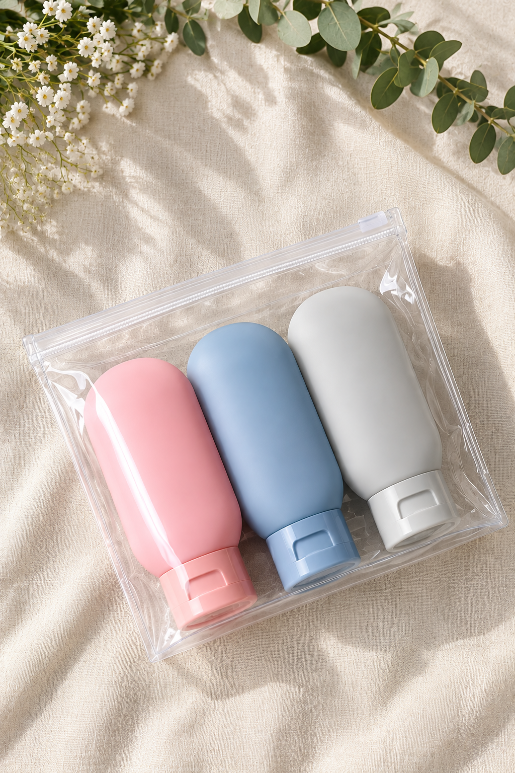 Silicon Travel Bottles